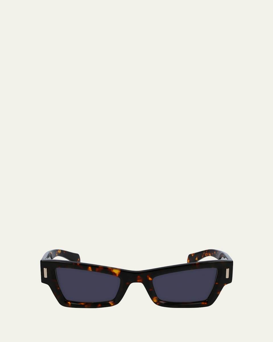 Rivets Acetate Cat-Eye Sunglasses
